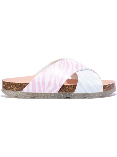 Sandalen conguitos multi zebra bio b&w - Kiabi Sandalen conguitos multi zebra bio b&w - Kiabi