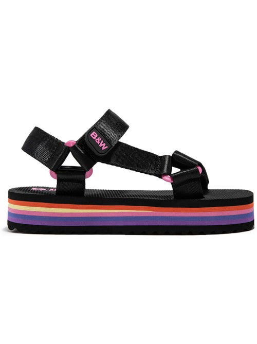 Sandalen conguitos platform  b&w - Kiabi