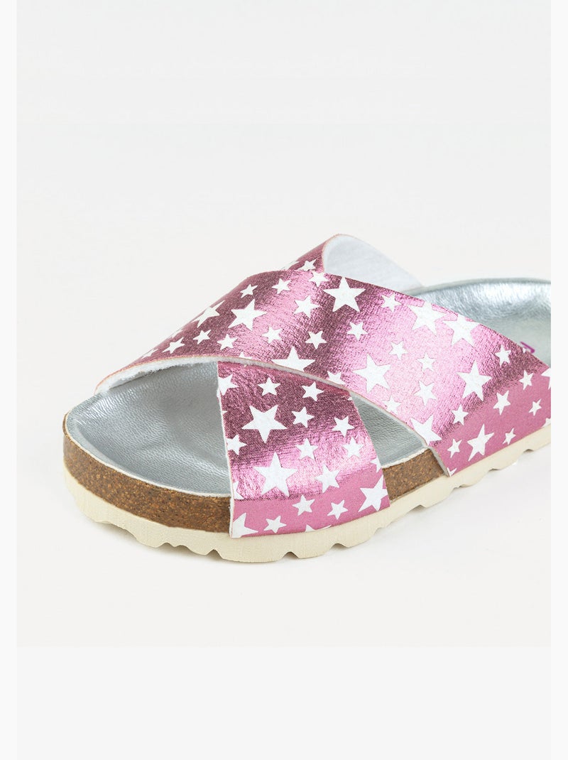 Sandalen conguitos stars  bio Roze - Kiabi