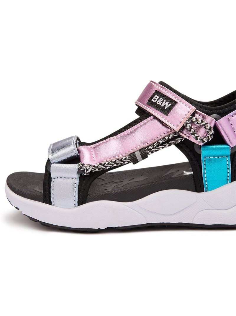 Sandalen conguitos tiras abiertas Multicolor - Kiabi