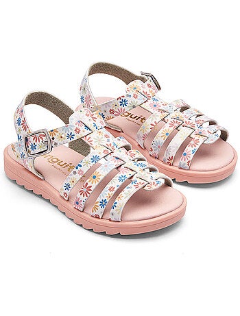 Sandalen conguitos tiras florales