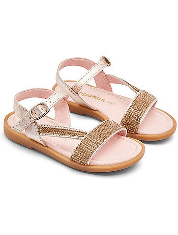 Sandalen conguitos pedrería brillante
