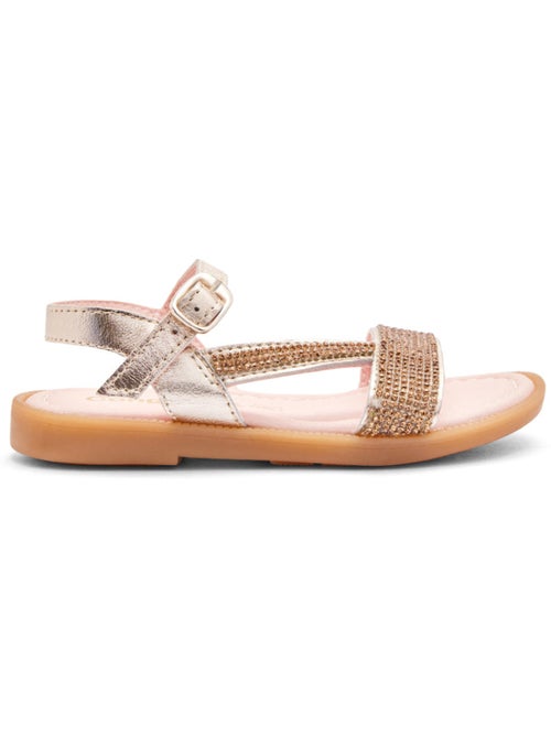 Sandalen conguitos tiras pedrería - Kiabi Sandalen conguitos tiras pedrería - Kiabi