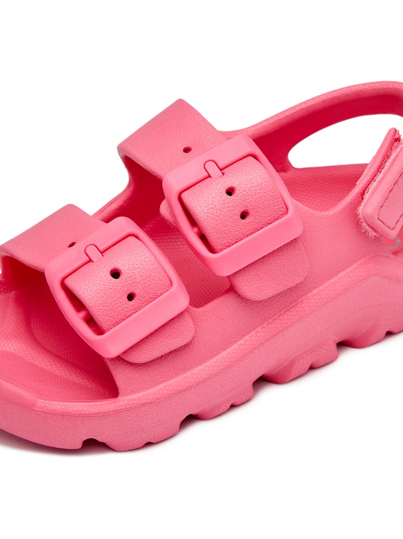 Sandalen conguitos transpirable cordones Fuchsia roze - Kiabi