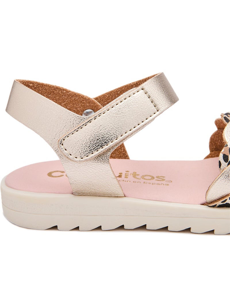 Sandalen conguitos trenzadas Goud - Kiabi