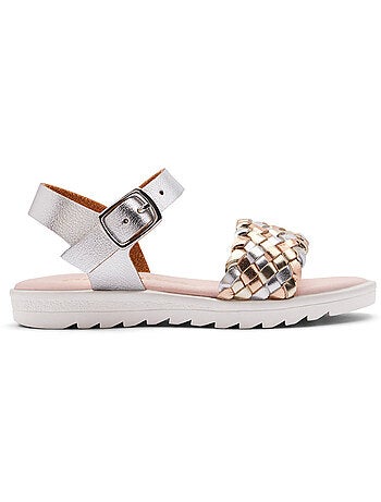 Sandalen conguitos trenzado hebilla