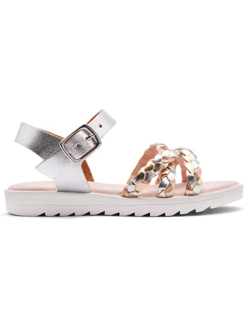 Sandalen conguitos trenzado rayas - Kiabi Sandalen conguitos trenzado rayas - Kiabi