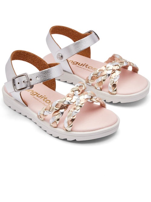 Sandalen conguitos trenzado rayas - Kiabi Sandalen conguitos trenzado rayas - Kiabi