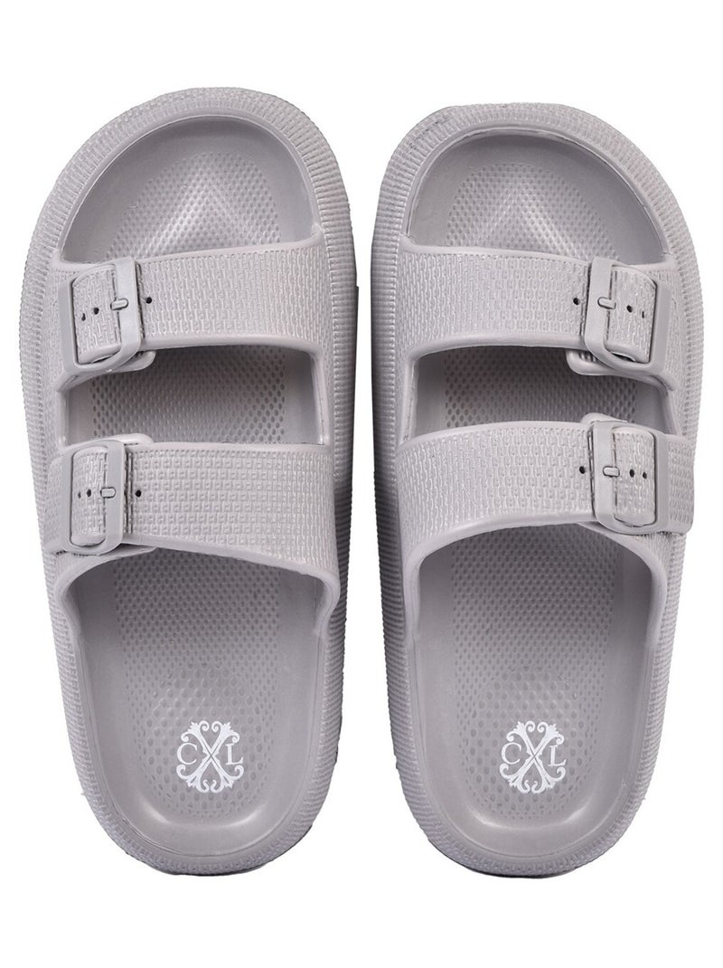 Sandalen CXL By LACROIX EVA Gesp Grijs - Kiabi