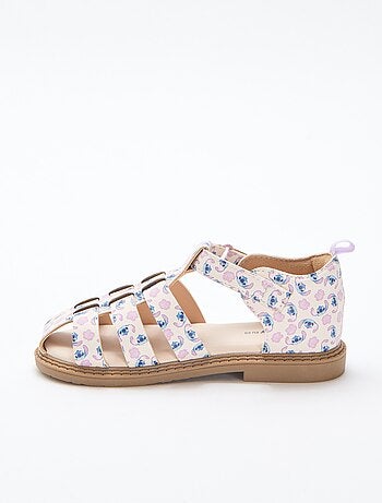 Sandalen met all-over bandjes 'Disney' 'Stitch'