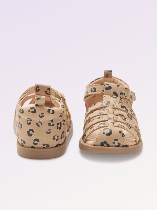 Sandalen met bandjes 'eerste stapjes' - Kitchoun - Kiabi