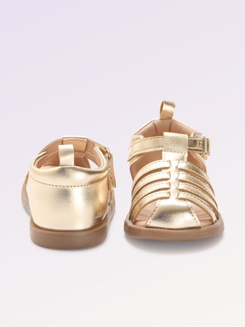 Sandalen met bandjes 'eerste stapjes' - Kitchoun - Kiabi