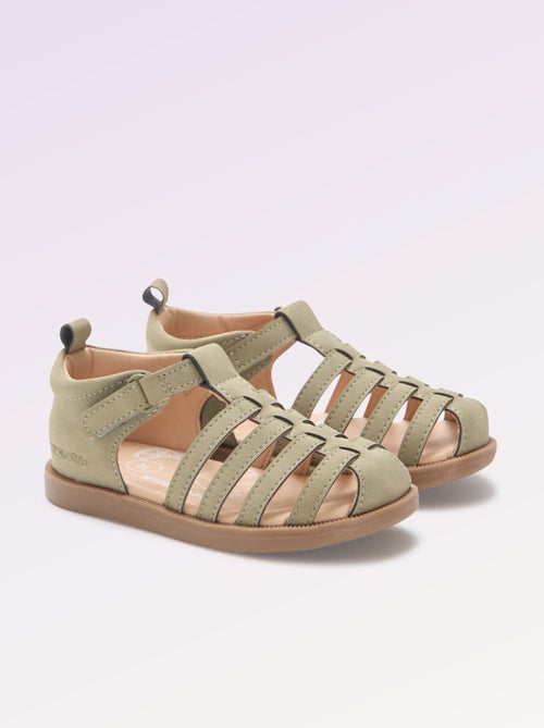 Sandalen met bandjes 'eerste stapjes' - Kitchoun - Kiabi