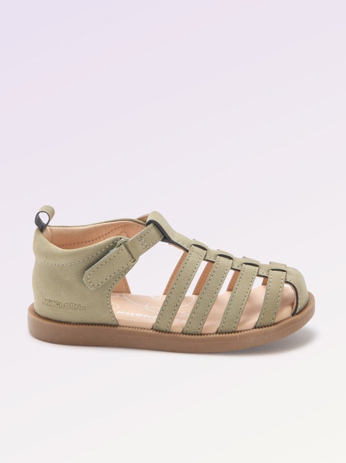 Sandalen met bandjes 'eerste stapjes' - Kitchoun - Kiabi