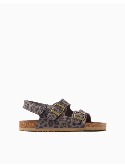 Sandalen met dierenprint, mo fashion - Kiabi