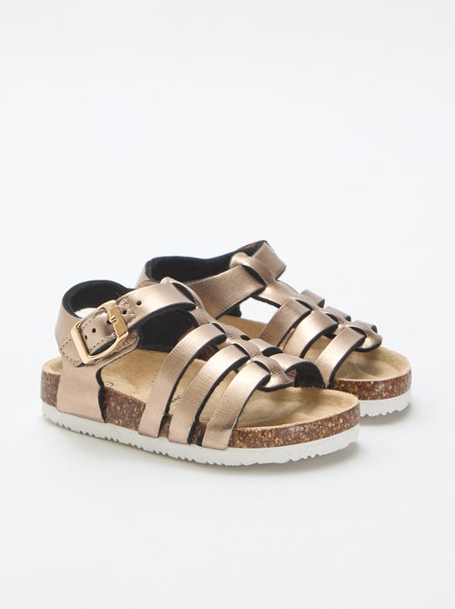 Sandalen met drie bandjes - Kiabi