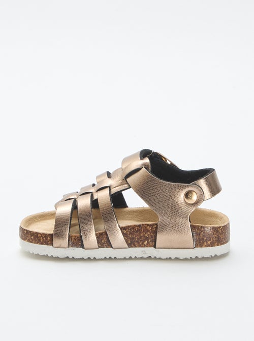 Sandalen met drie bandjes - Kiabi