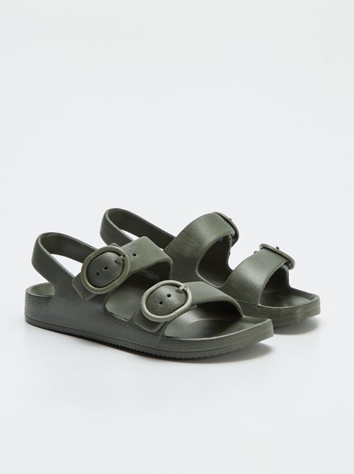 Sandalen met dubbel riempje - Kiabi