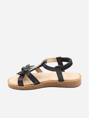 Sandalen met elastiek