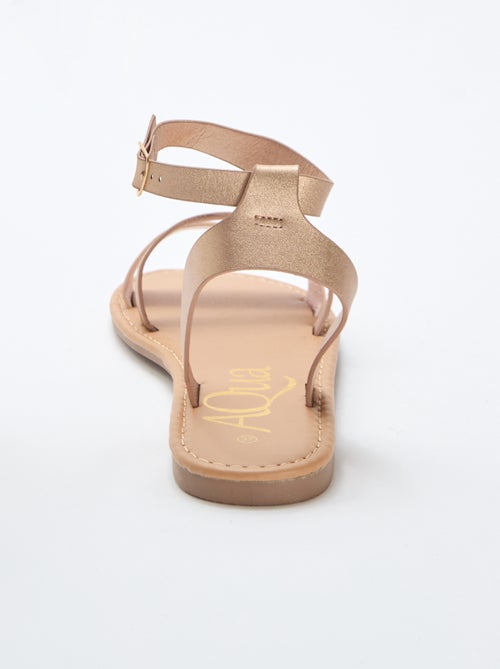 Sandalen met enkelbandje - Kiabi
