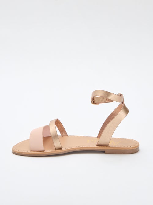 Sandalen met enkelbandje - Kiabi
