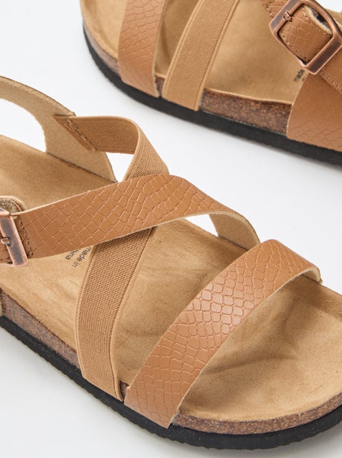 Sandalen met gekruiste bandjes - Kiabi