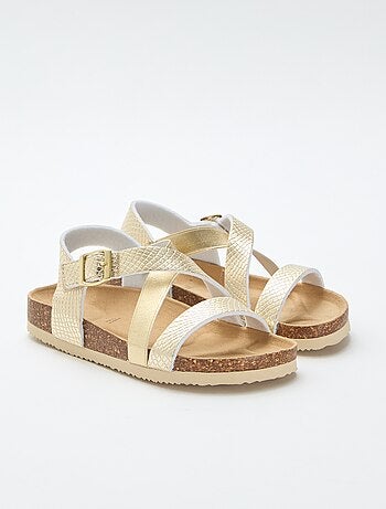 Sandalen met gekruiste bandjes