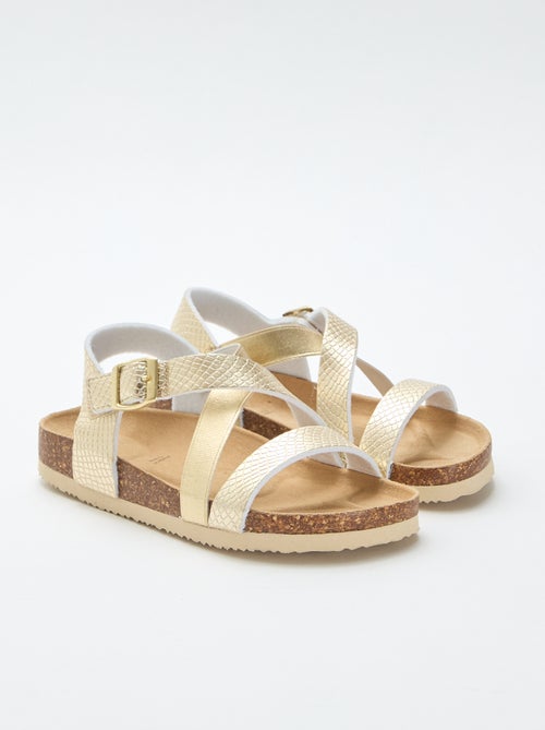 Sandalen met gekruiste bandjes - Kiabi