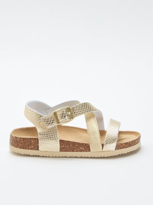 Sandalen met gekruiste bandjes - Kiabi