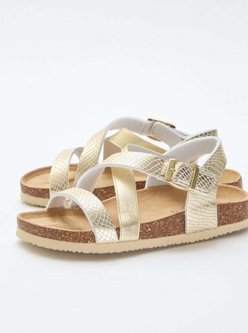 Sandalen met gekruiste bandjes - Kiabi