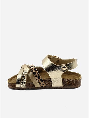 Sandalen met gekruiste bandjes