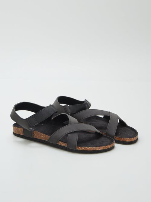 Sandalen met gekruiste bandjes - Kiabi