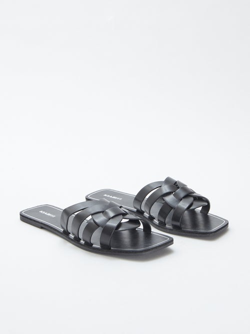 Sandalen met gekruiste riempjes - Kiabi