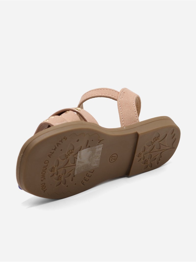 Sandalen met gesp Roze - Kiabi