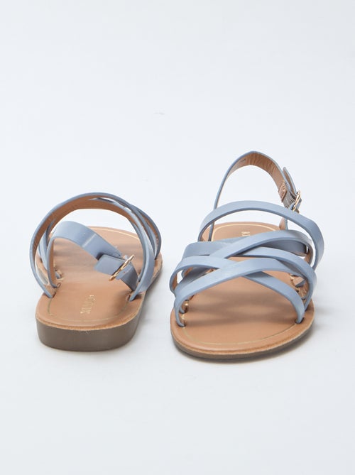 Sandalen met gespbandjes - Kiabi