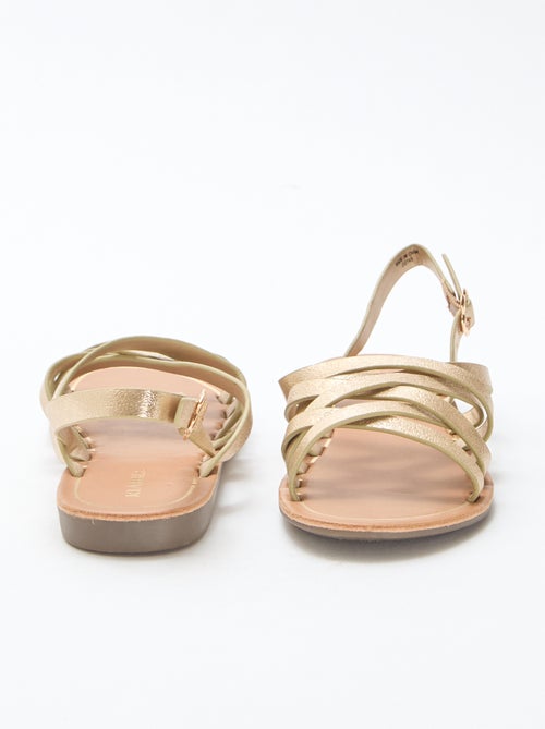 Sandalen met gespbandjes - Kiabi