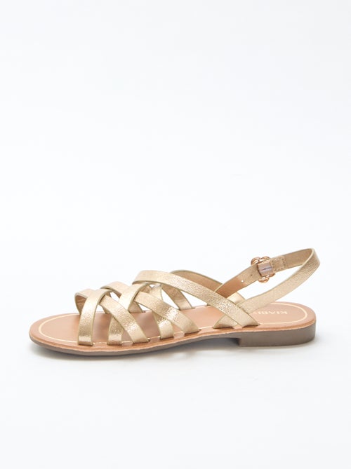 Sandalen met gespbandjes - Kiabi