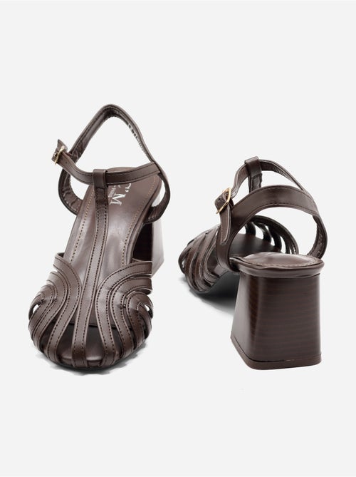 Sandalen met hak en riempje - Kiabi Sandalen met hak en riempje - Kiabi