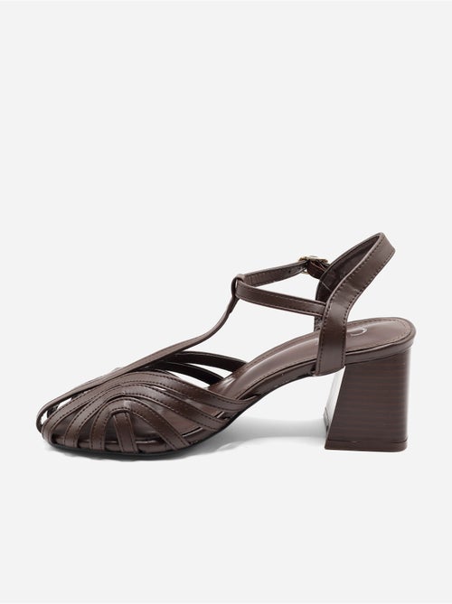 Sandalen met hak en riempje - Kiabi Sandalen met hak en riempje - Kiabi