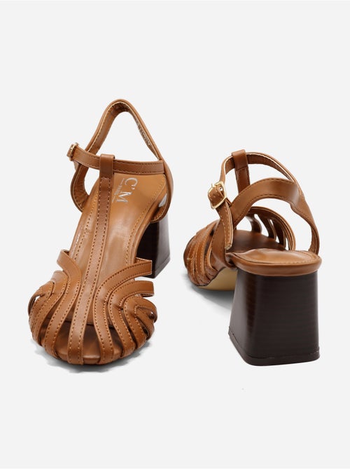 Sandalen met hak en riempje - Kiabi Sandalen met hak en riempje - Kiabi