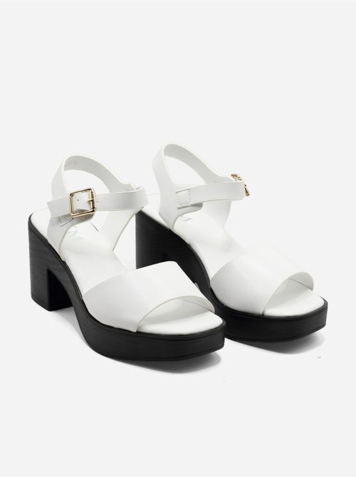 Sandalen met hak kruisband - Kiabi Sandalen met hak kruisband - Kiabi