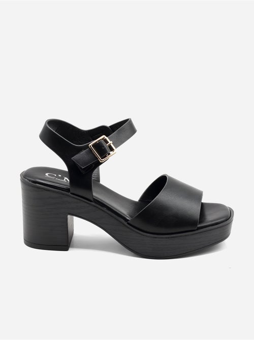 Sandalen met hak kruisband - Kiabi Sandalen met hak kruisband - Kiabi