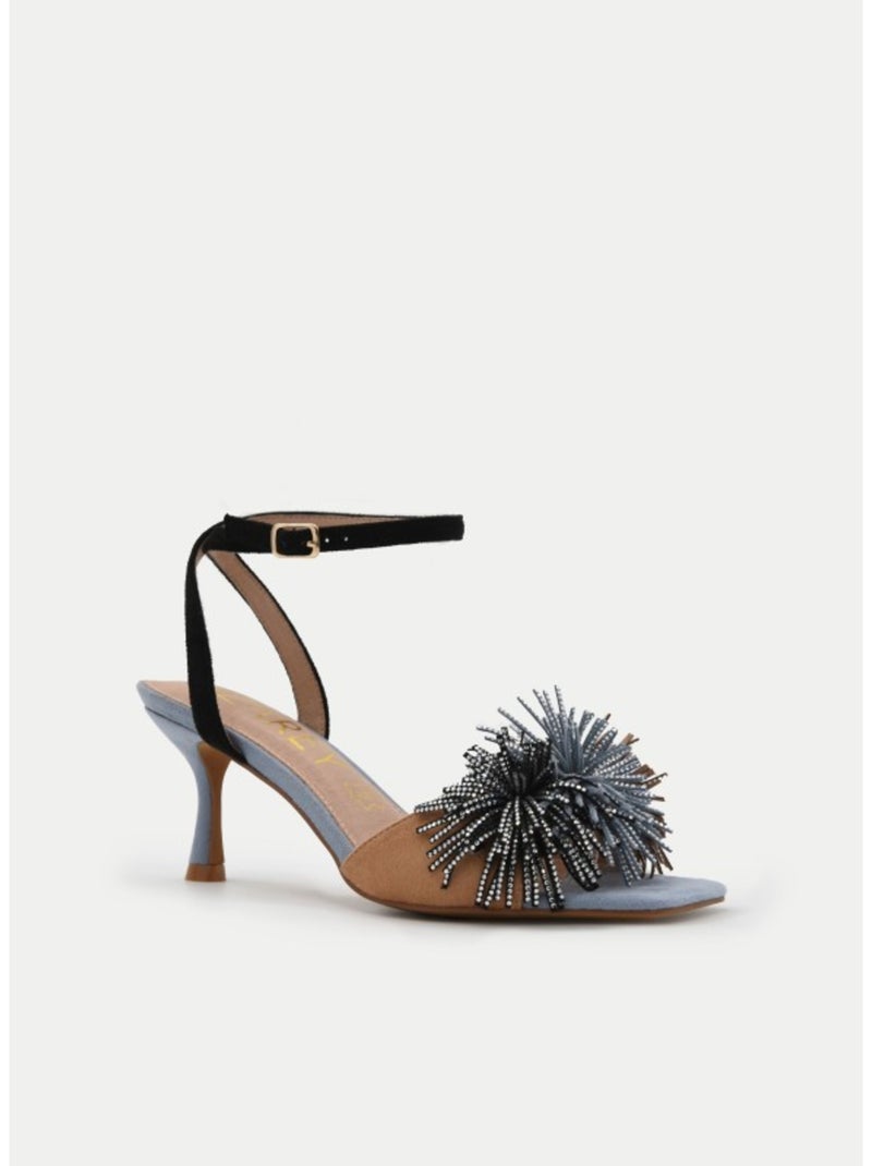 Sandalen Met Hak Materiale Sintetico Montevita Blauw - Kiabi