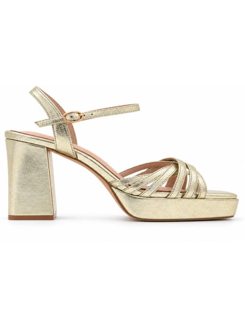 Sandalen met hak materiale sintetico montevita - Kiabi