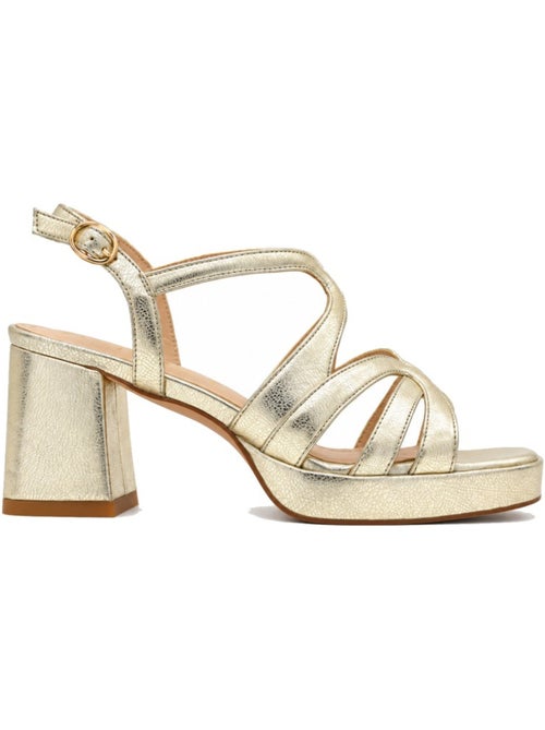 Sandalen met hak materiale sintetico montevita - Kiabi