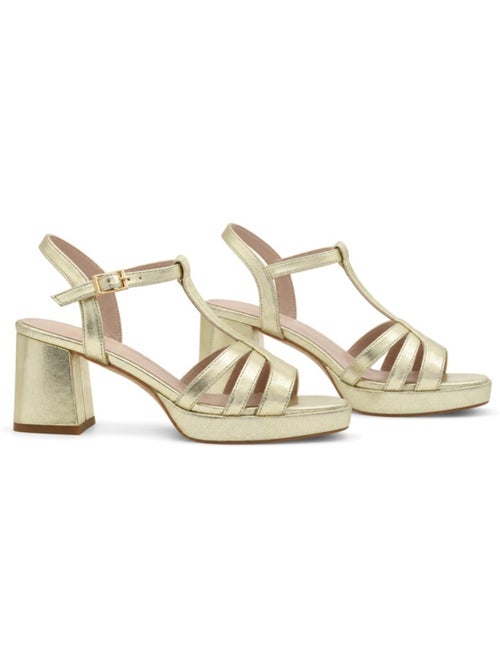 Sandalen met hak materiale sintetico montevita - Kiabi