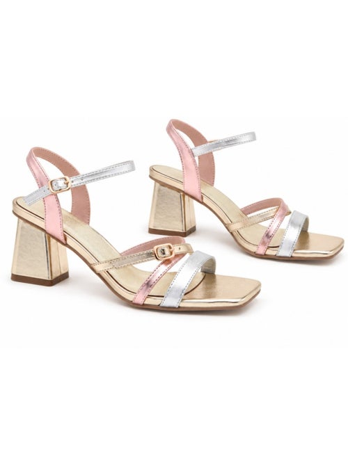 Sandalen met hak materiale sintetico montevita - Kiabi