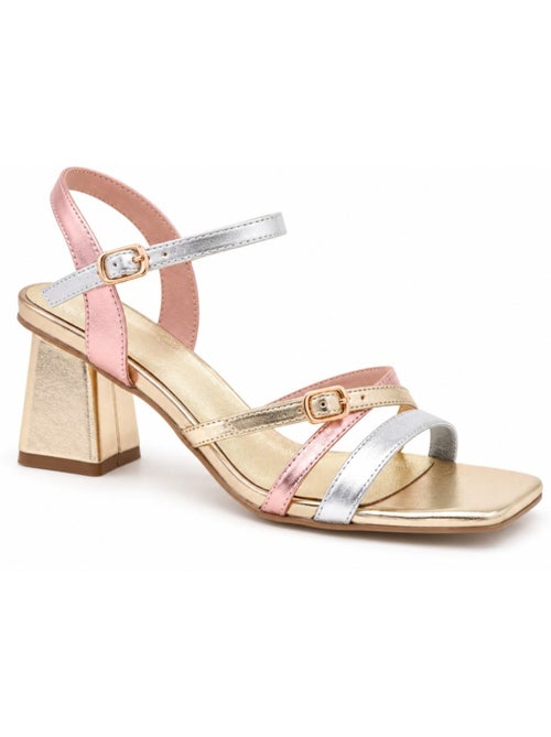 Sandalen met hak materiale sintetico montevita - Kiabi