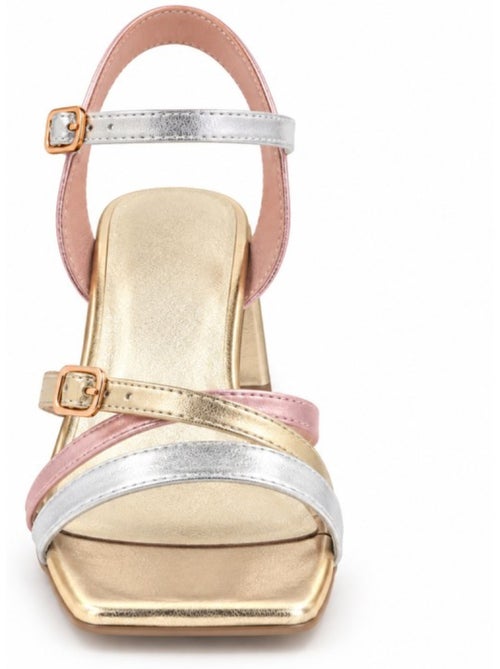 Sandalen met hak materiale sintetico montevita - Kiabi