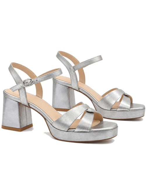 Sandalen met hak materiale sintetico montevita - Kiabi